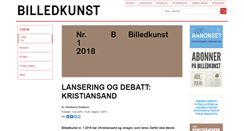 Desktop Screenshot of billedkunstmag.no